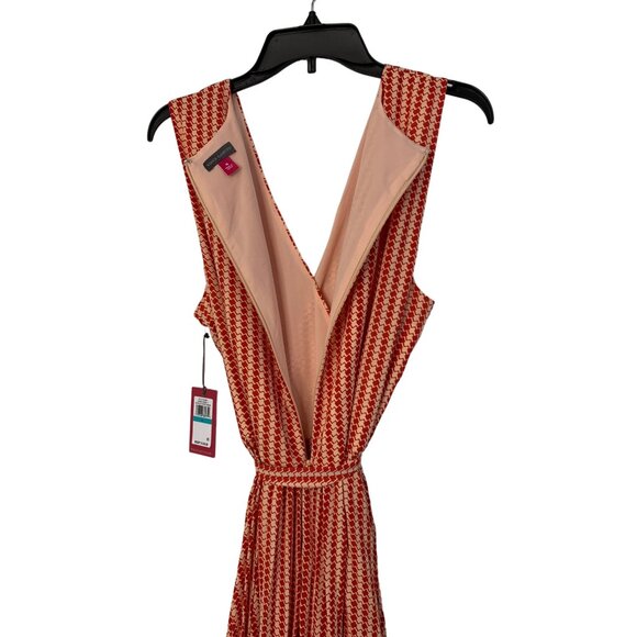 Vince Camuto Apricot Scarf Dress Size 16  Spring Safari Sleeveless 7240 NWT - Picture 9 of 9